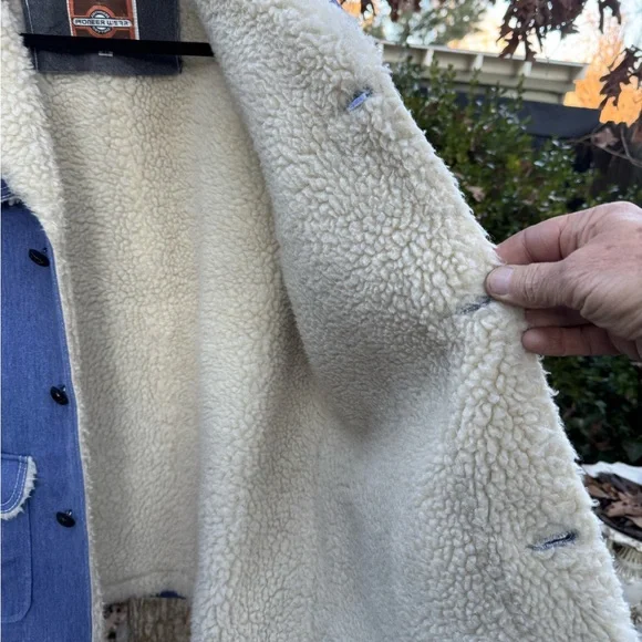 Vintage PIONEER Denim & Sherpa-Lined Western-style Jacket - Picture 5 of 5